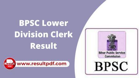 BPSC LDC Preliminary Result 2022 Declared