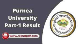 Purnea University Part 1 Result 2024: UG 1st Sem BA, BSc, BCom