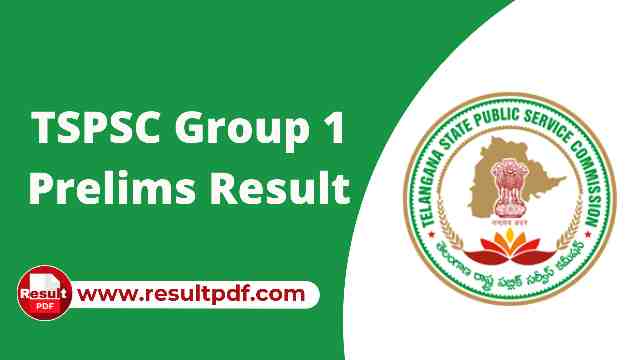 TSPSC Group 1 Result 2022 - Answer Key and Result PDF
