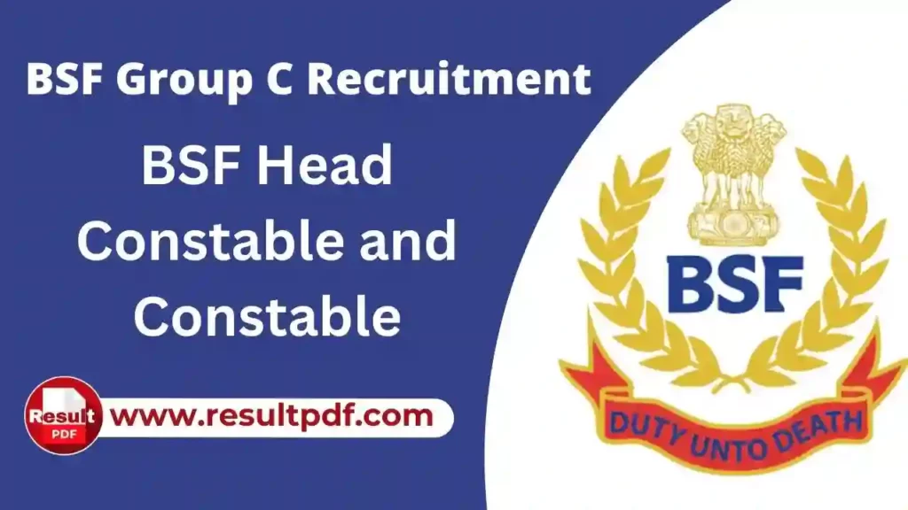 BSF Group C Recruitment