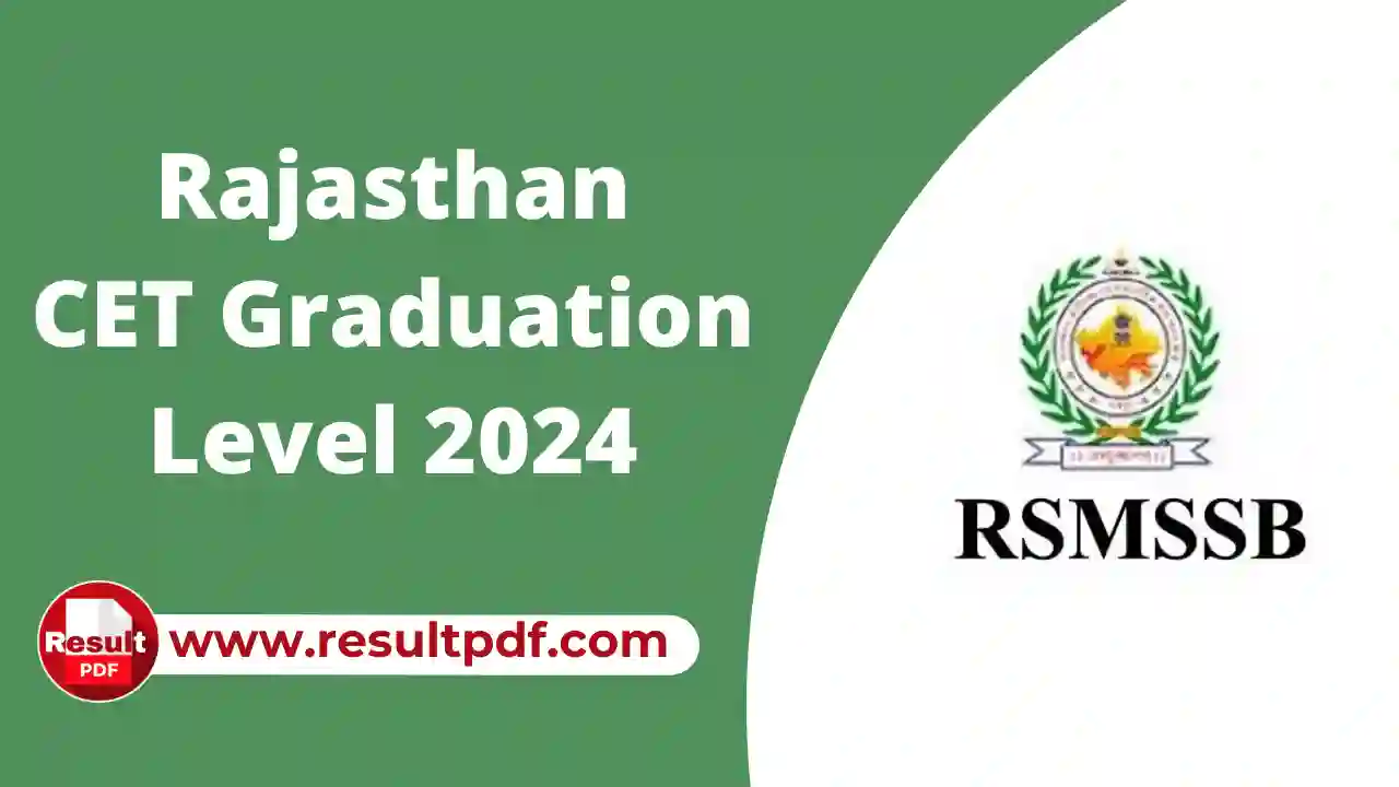 CET Graduation Level 2024 Notification, Apply Online, Last Date